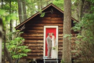 cabin wedding