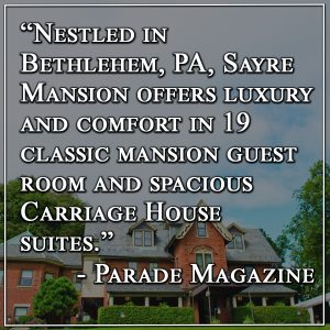 The Sayre Mansion Parade Magazine Quote